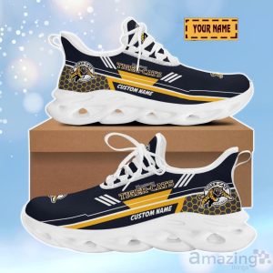 Hamilton Tiger-Cats 3D Design Max Soul Shoes Custom Name For Real Fans Product Photo 2