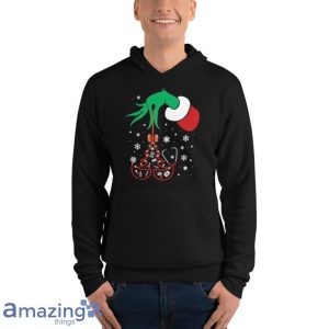 Hand Grinch Holding Tree Nurse Christmas Shirt Product Photo 11