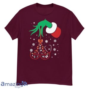 Hand Grinch Holding Tree Nurse Christmas Shirt Product Photo 5