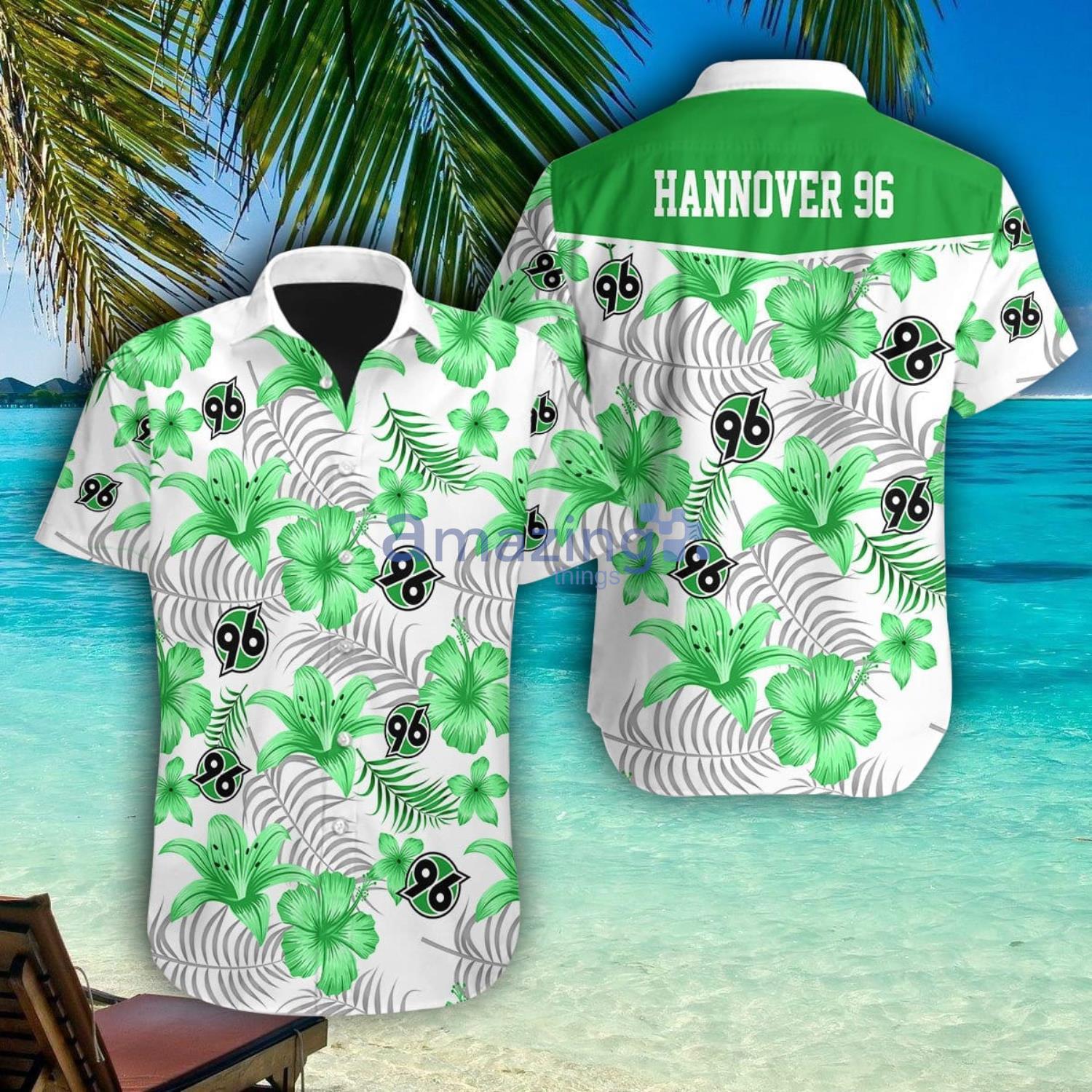 Hannover 96 Lily And Hibicus Flower Pattern Tropical Hawaiian Shirt Men Women Beach Shirt image Hannover 96 Lily And Hibicus Flower Pattern Tropical Hawaiian Shirt Men Women Beach Shirt Product Photo 1