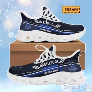 Hartlepool United 3D Design Max Soul Shoes Custom Name For Real Fans Product Photo 2