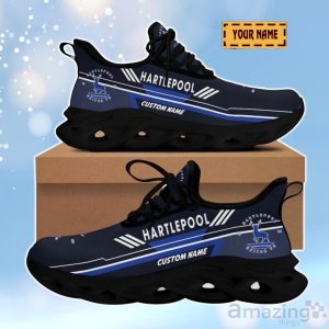 Hartlepool United 3D Design Max Soul Shoes Custom Name For Real Fans Product Photo 1