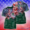 Hawaii Rainbow Warriors NCAA3 Independence Day Gift Football Team T-Shirt
