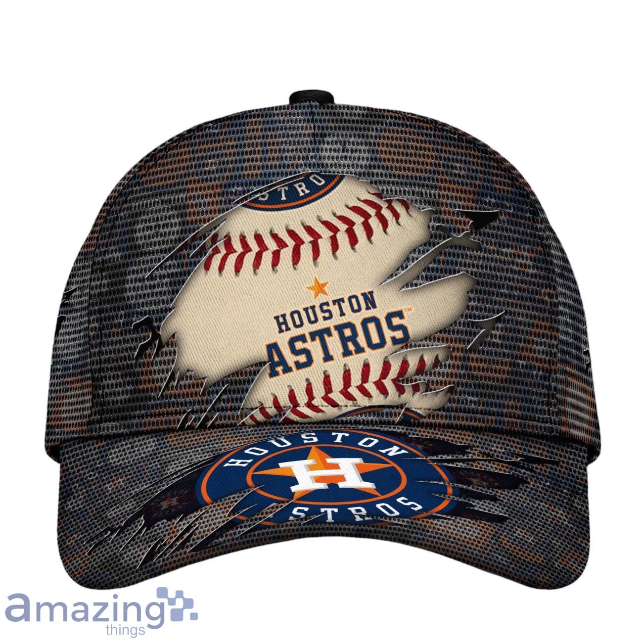 Houston Astros MLB Cap New Design Logo Team For Fans image Houston Astros MLB Cap New Design Logo Team For Fans Product Photo 1