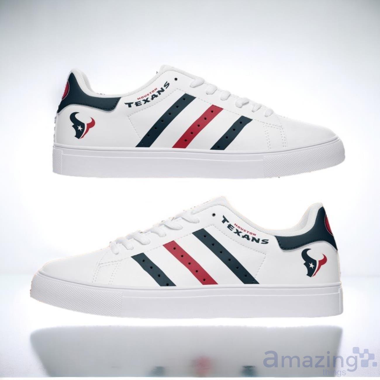 Houston Texans Limited Edition White Skate Shoes For All Fans image Houston Texans Limited Edition White Skate Shoes For All Fans Product Photo 1