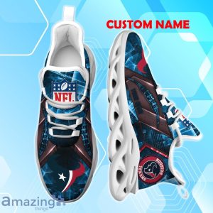 Houston Texans Max Soul Shoes Personalized Name A Great Gift For Fans image Houston Texans Max Soul Shoes Personalized Name A Great Gift For Fans Product Photo 2