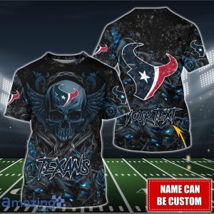 Houston Texans NFL 3D Shirt Hoodie Custom Name For Fans Product Photo 3
