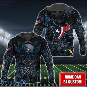 Houston Texans NFL 3D Shirt Hoodie Custom Name For Fans Product Photo 4