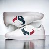 Houston Texans One Line Pattern Skate Shoes For All Fans