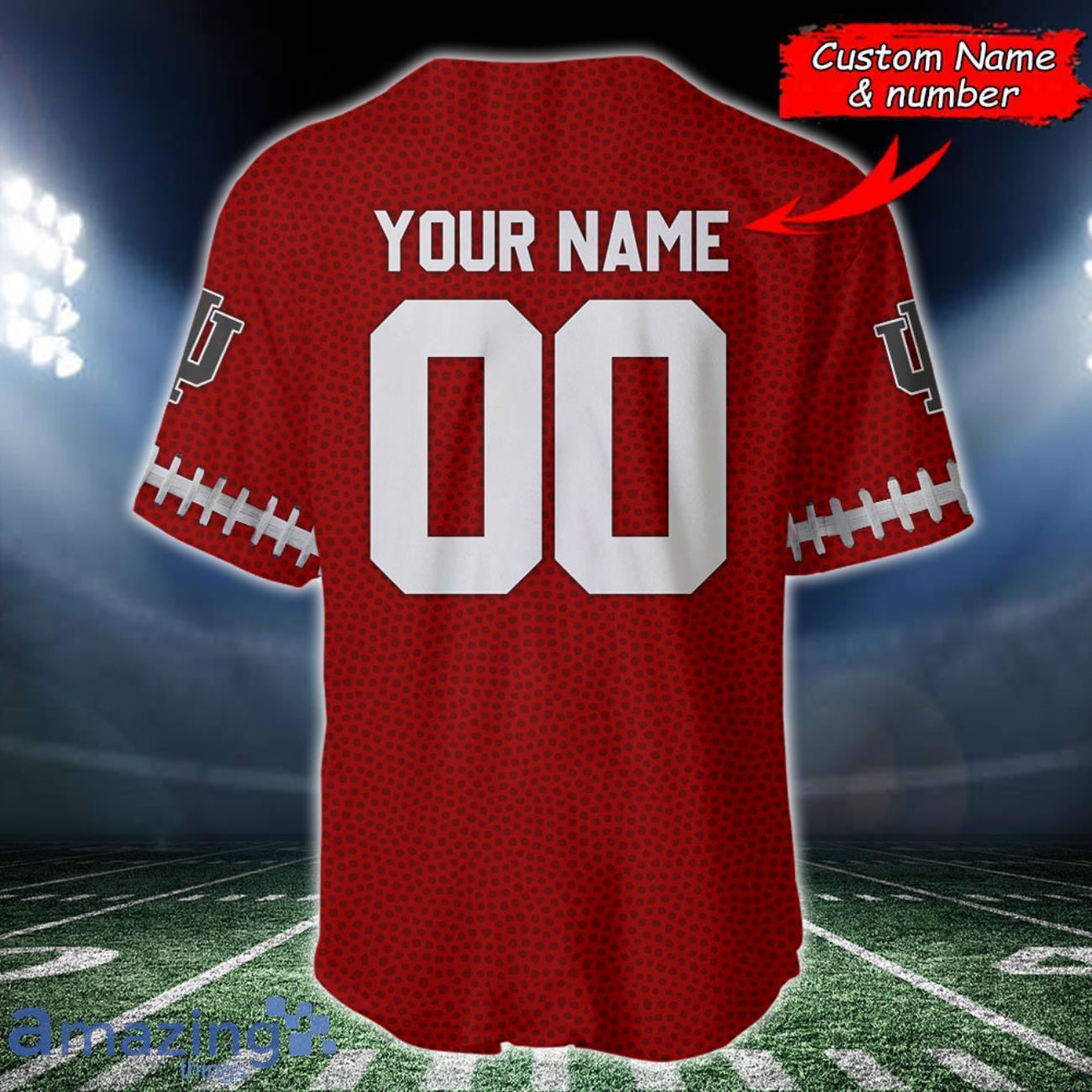Indiana Hoosiers BaseBall jersey Shirt Custom Name & Custom Number For Fans image Indiana Hoosiers BaseBall jersey Shirt Custom Name & Custom Number For Fans Product Photo 2