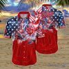 Indiana Hoosiers NCAA3 Flower Hawaiian Shirt Football Shirts Independence Day Gift