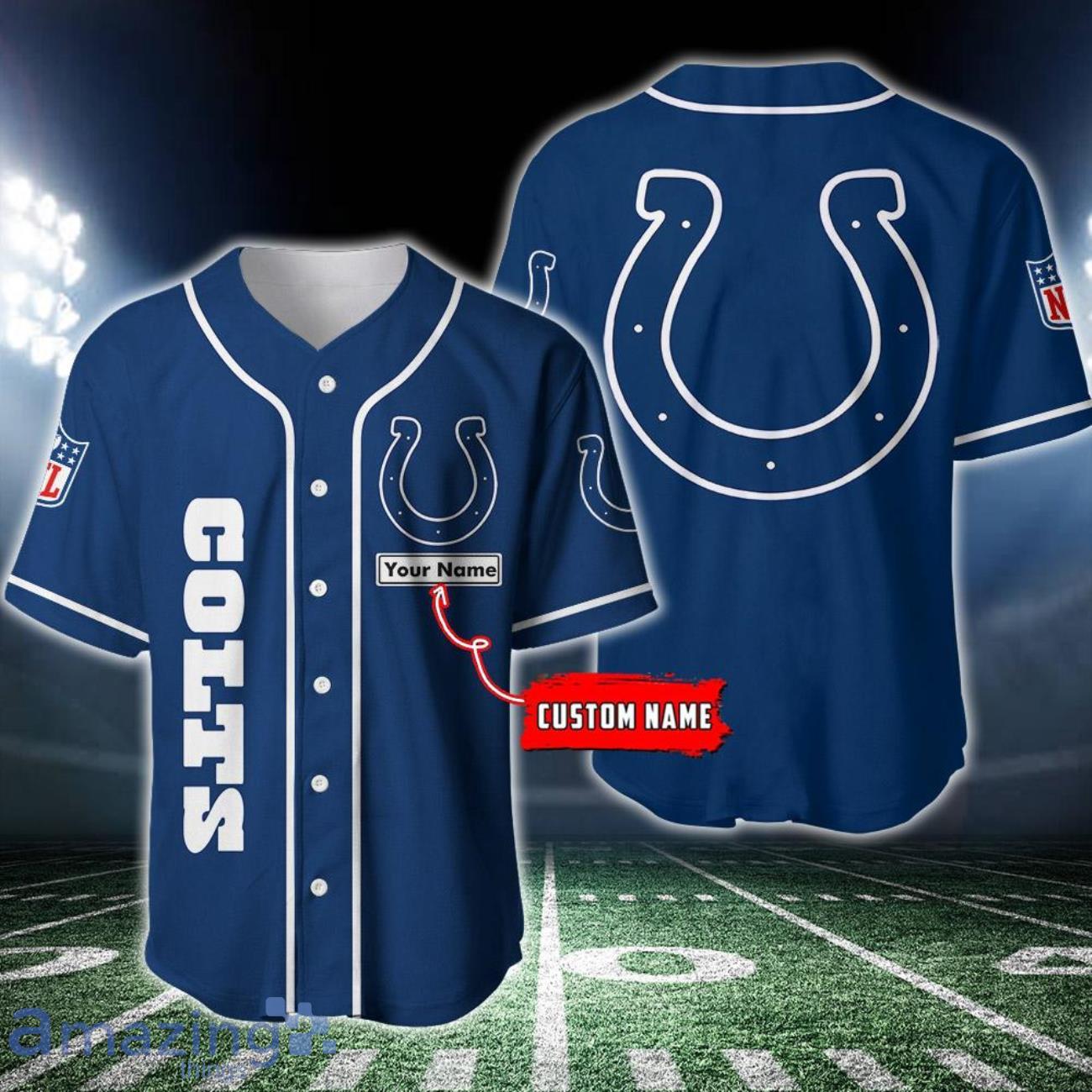 Indianapolis Colts Baseball Jersey Shirt For Men And Women image Indianapolis Colts Baseball Jersey Shirt For Men And Women Product Photo 1