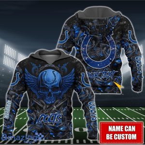 Indianapolis Colts NFL 3D Shirt Hoodie Custom Name For Fans Product Photo 2