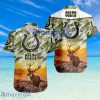 Indianapolis Colts NFL Team Sport Deer Hunting Camouflage Pattern Hawaiian Shirt New Design