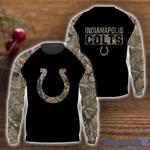 Indianapolis Colts T Shirt Hoodie Sweatshirt Camo Hunting Perfect Gift For Father's Day 3D All Over Printed Shirt Product Photo 2