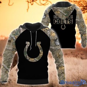 Indianapolis Colts T Shirt Hoodie Sweatshirt Camo Hunting Perfect Gift For Father's Day 3D All Over Printed Shirt Product Photo 1
