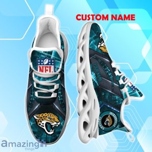 Jacksonville Jaguars Max Soul Shoes Personalized Name A Great Gift For Fans Product Photo 1