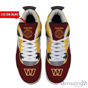 Personalized Name Washington Commanders Personalized Air Jordan 4 Shoes Trending Men Women Sneakers Sport Fans Gift Product Photo 4