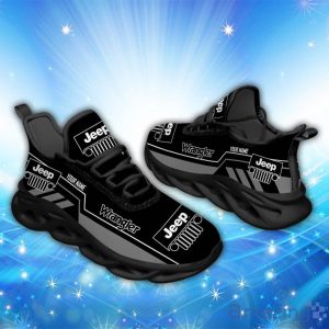 Jeep Wrangler Max Soul Shoes Custom Name Sneakers Car Lovers Gift Product Photo 2