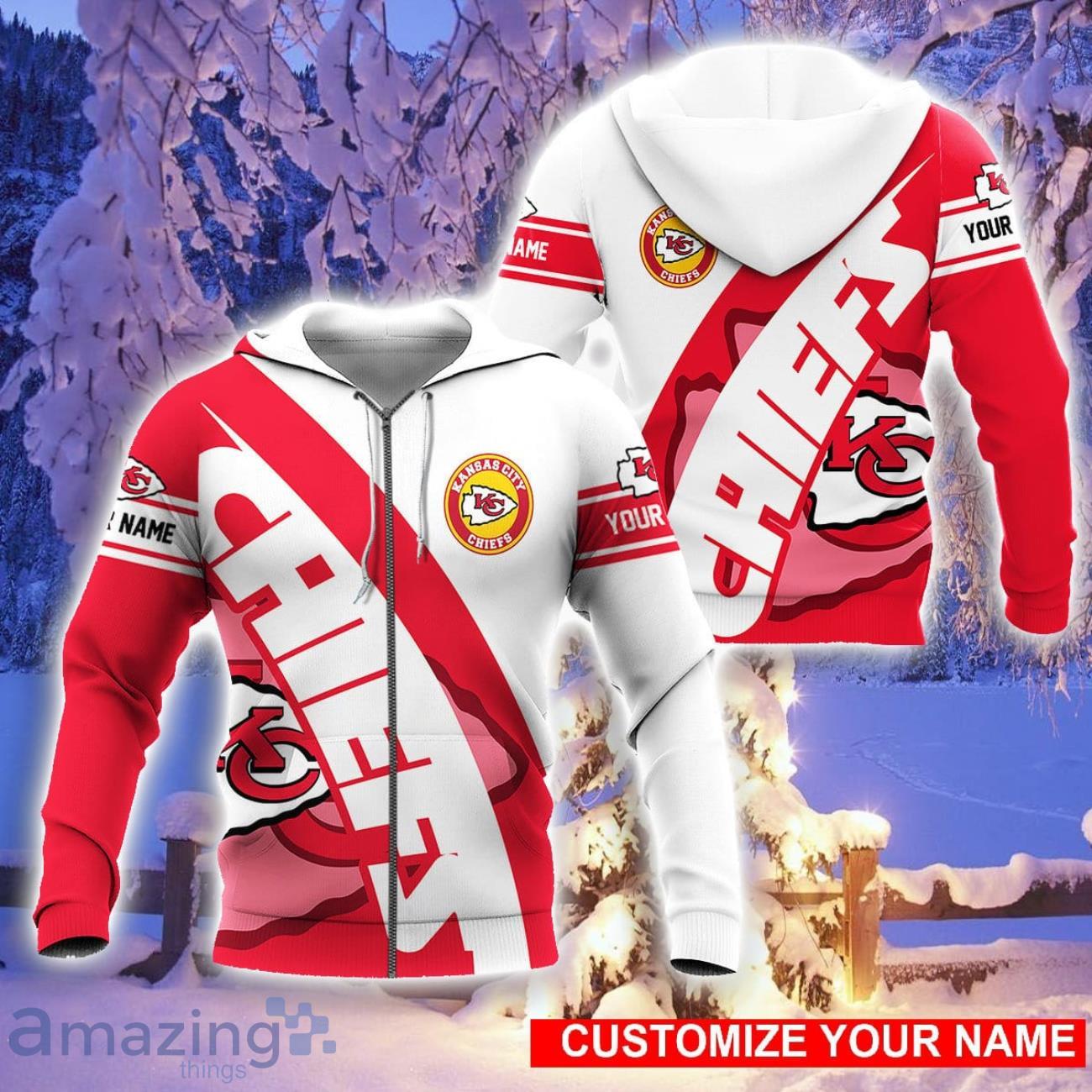 Kansas City Chiefs 3D Hoodie All Over Printed Personalized Name Casual Hoodie Sport Fans image Kansas City Chiefs 3D Hoodie All Over Printed Personalized Name Casual Hoodie Sport Fans Product Photo 1
