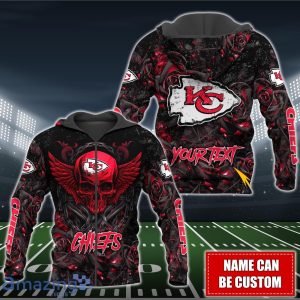 Kansas City Chiefs NFL 3D Shirt Hoodie Custom Name For Fans image Kansas City Chiefs NFL 3D Shirt Hoodie Custom Name For Fans Product Photo 4