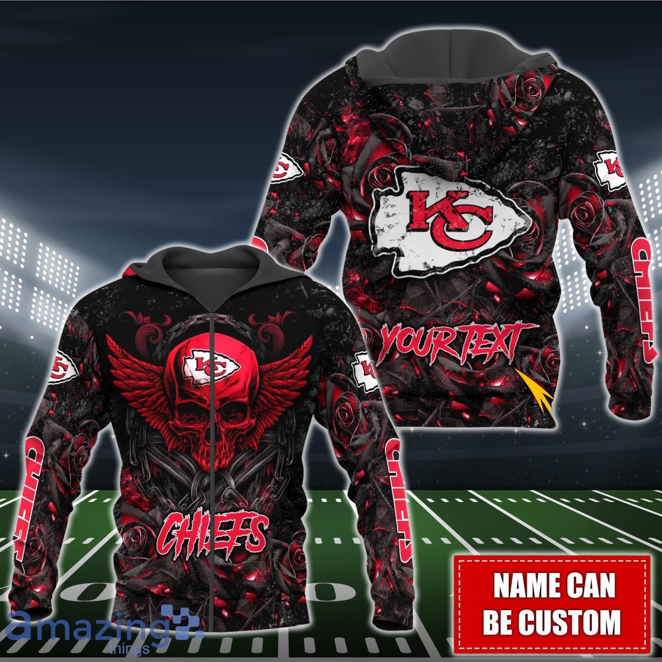 Kansas City Chiefs NFL 3D Shirt Hoodie Custom Name For Fans image Kansas City Chiefs NFL 3D Shirt Hoodie Custom Name For Fans Product Photo 4