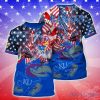 Kansas Jayhawks NCAA2 Independence Day Gift Football Team T-Shirt