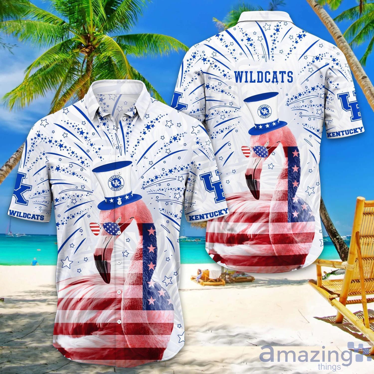 Kentucky Wildcats Hawaiian Shirt Trending Summer Independent Day Gift image Kentucky Wildcats Hawaiian Shirt Trending Summer Independent Day Gift Product Photo 1