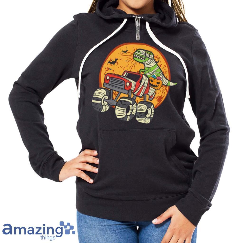 Kids Mummy T Rex Monster Truck Dino Toddler Boys Halloween Kids T Shirt image Kids Mummy T Rex Monster Truck Dino Toddler Boys Halloween Kids T Shirt Product Photo 7