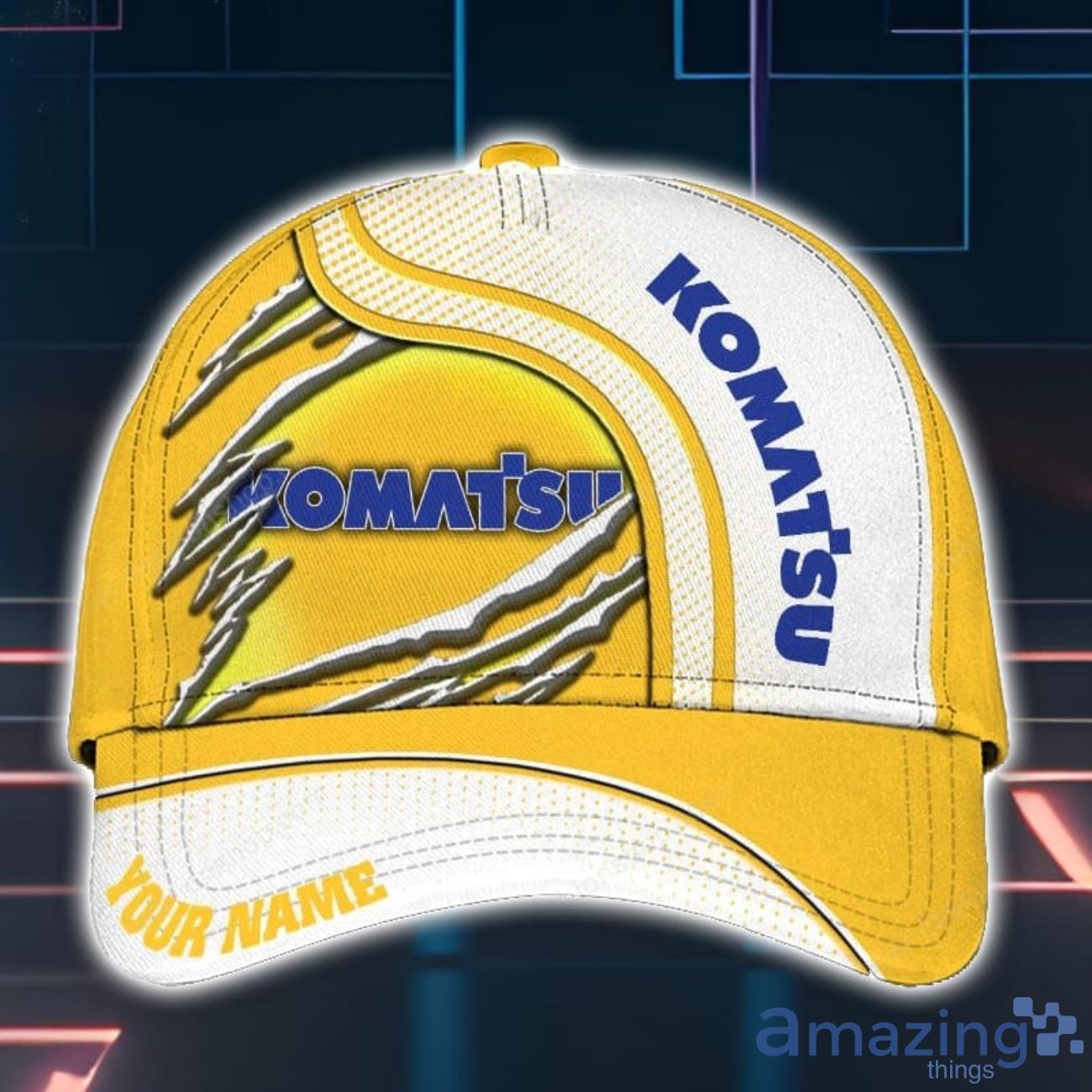 Komatsu 3D Cap Gift For Men Father's Day Gift image Komatsu 3D Cap Gift For Men Father's Day Gift