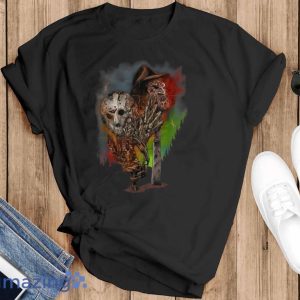 Kru.Eger Voo.Rhees Mashup Mask Halloween Horror Characters T Shirt Product Photo 1