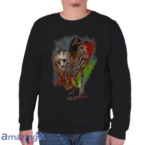 Kru.Eger Voo.Rhees Mashup Mask Halloween Horror Characters T Shirt image Kru.Eger Voo.Rhees Mashup Mask Halloween Horror Characters T Shirt Product Photo 10