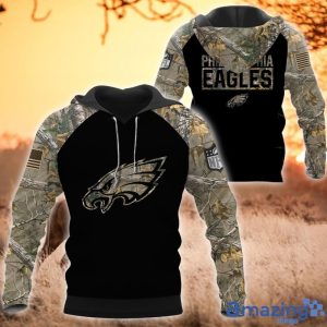 Philadelphia Eagles T Shirt Hoodie Sweatshirt Camo Hunting Perfect Gift For Father's Day 3D All Over Printed Shirt Product Photo 1
