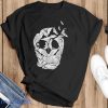 Lantern Scary Carved Pumpkin Face Halloween T Shirt
