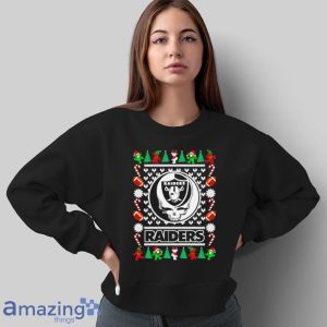 Las Vegas Raiders Grateful Dead Ugly Christmas Shirt Product Photo 8