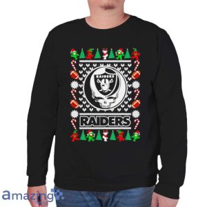 Las Vegas Raiders Grateful Dead Ugly Christmas Shirt Product Photo 10