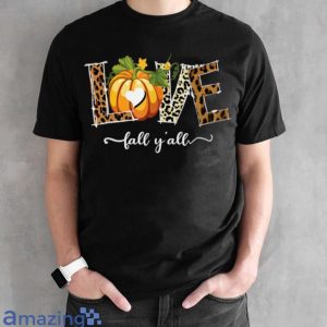 Leopard Love Fall Yall Zucchini Love For Halloween T Shirt Product Photo 2