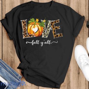 Leopard Love Fall Yall Zucchini Love For Halloween T Shirt Product Photo 1
