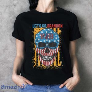 Lets Go Brandon Chant Sarcastic Halloween Vintage Us Flag T Shirt Product Photo 4