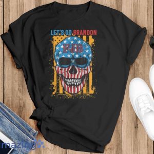 Lets Go Brandon Chant Sarcastic Halloween Vintage Us Flag T Shirt Product Photo 1