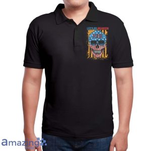 Lets Go Brandon Chant Sarcastic Halloween Vintage Us Flag T Shirt Product Photo 6