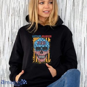 Lets Go Brandon Chant Sarcastic Halloween Vintage Us Flag T Shirt Product Photo 9