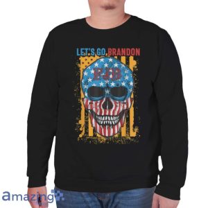 Lets Go Brandon Chant Sarcastic Halloween Vintage Us Flag T Shirt Product Photo 10