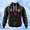 Liga Mx Atlas Design For Día De Muertos Hoodie 3D All Over Print