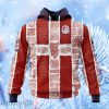 Liga Mx Atlético San Luis Aztec Design Sporty Hoodie 3D All Over Print