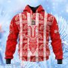 Liga Mx C.D. Guadalajara Aztec Design Sporty Hoodie 3D All Over Print