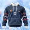 Liga Mx C.F. Monterrey Maya Design Sporty Hoodie 3D All Over Print