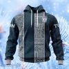 Liga Mx C.F. Pachuca Aztec Design Sporty Hoodie 3D All Over Print