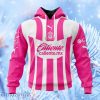 Liga Mx Chivas De Guadalajara Pink Kits Hoodie 3D All Over Print
