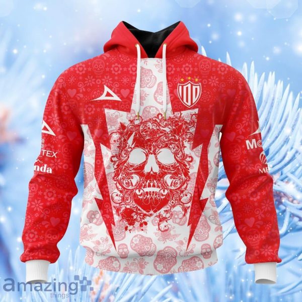 Liga Mx Club Necaxa Home Design Hoodie 3D All Over Print Product Photo 1